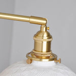 Nordic LED Wall Light Fixture Pull Chain Switch Brass Bedside Lamp