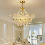 Crystal Chandelier Light: French Modern Luxury for Living Room, Dining Room, Bedroom