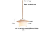 Afralia™ Wabi Sabi LED Pendant: Adjustable Wire, Bulgari Marble, Carbon Steel, Home Decor