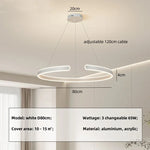 Circle Minimalist LED Pendant Light - Modern Indoor Hanging Lamp