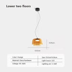 Nordic Glass LED Pendant Lights for Home Decor and Lighting