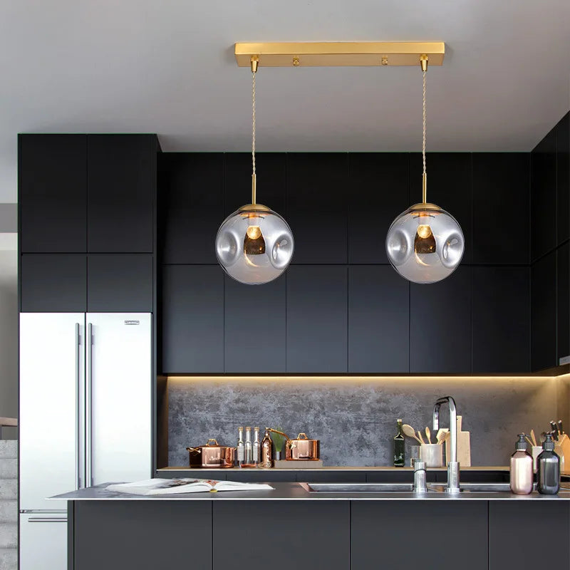 Champagne Glass LED Pendant Light - Modern Nordic Style for Home Decor