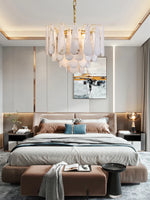 Art Deco Marble Home Chandelier Lighting Dimmable LED 2025