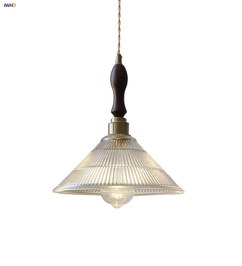 Afralia™ Nordic Glass Pendant Light Fixture Adjustable Hanging Lamp