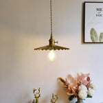 Copper LED Pendant Light, Modern Decor for Bedroom & Living Room