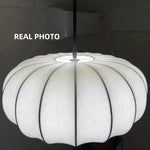 Silk Pendant Light | Elegant LED Chandelier for Dining Room and Bedroom