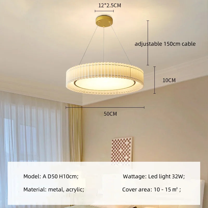 Modern Minimalist E27 LED Pendant Chandelier for Dining Room and Bar