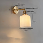 Nordic LED Wall Sconce Pull Chain Switch | Modern Bedroom Living Room Stair Light Fixtures