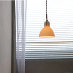 White Glass Copper LED Pendant Lights - Modern Nordic Kitchen Bar Lamp