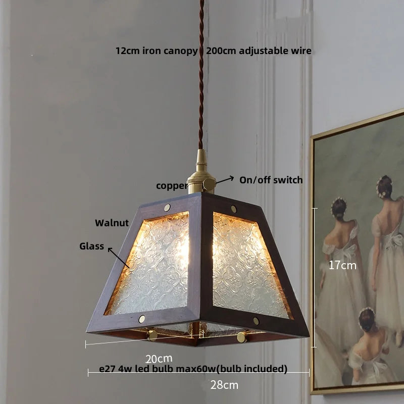 White Glass LED Pendant Lamp: Modern Nordic Design, Adjustable Hanging Fixture