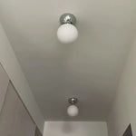 Glass Iron LED Ceiling Light - Modern Nordic Style Lighting Fixtures