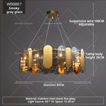 Postmodern Chandelier: LED Living Room Diningroom Bedroom Clothing Store Light