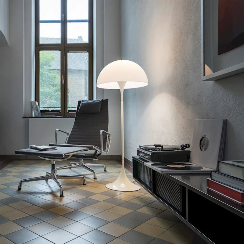 Mushroom LED Floor Lamp with Changeable E27 Bulb