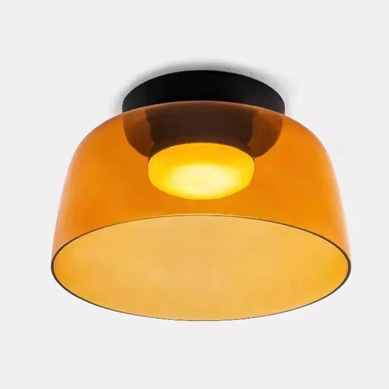 Glass Ceiling Chandelier - Luxury Nordic LED Ceiling Lamp