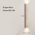 Travertine Wall Lamp Sconce Light for Home Decor & Ambiance