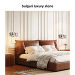 Afralia™ Vintage LED Pendant Lamp Bulgari Stone Luxury Hanging Light Fixtures