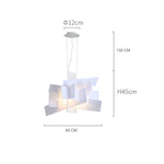 Acrylic Leaf Pendant Lamps: Modern Ceiling Hanging Light for Kitchen Island & Living Room