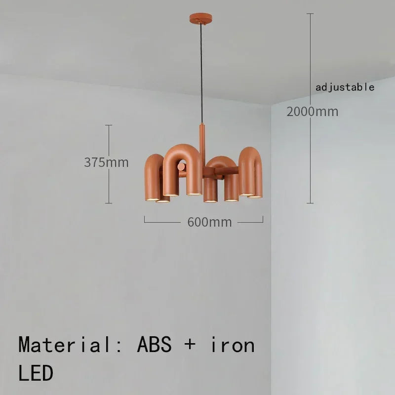 Nordic Chandelier: Adjustable Pendant Lights, Ceiling Hanging Lamp