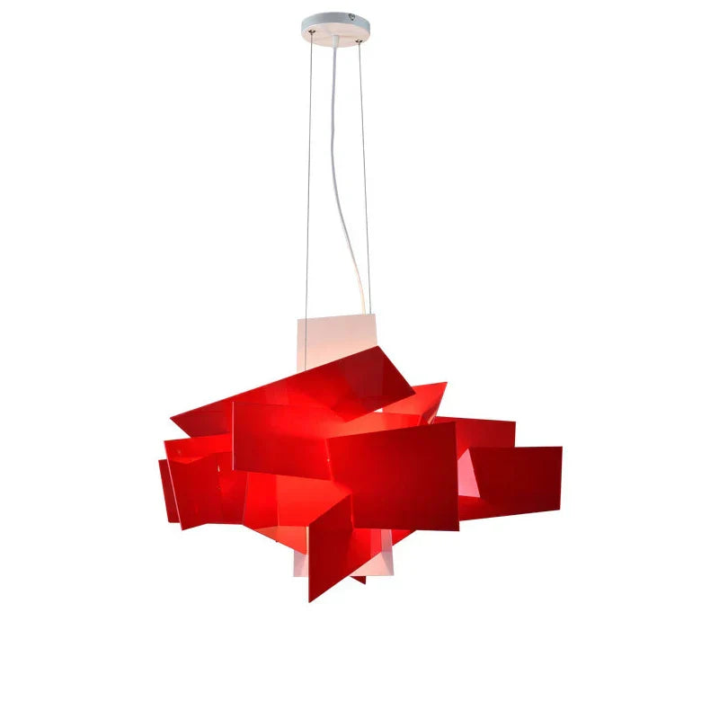 Acrylic Leaf Pendant Lamps: Modern Ceiling Hanging Light for Kitchen Island & Living Room