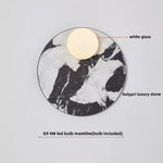 Wood & Stone LED Wall Lights - Modern Nordic Style for Home Decor