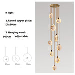 LED Marble Gold Chandelier for Living Room, 2025 Trend Lustre Lighting