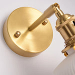 Afralia™ White Ceramic LED Wall Lights for Home Lighting in Bedroom, Living Room, Bathroom