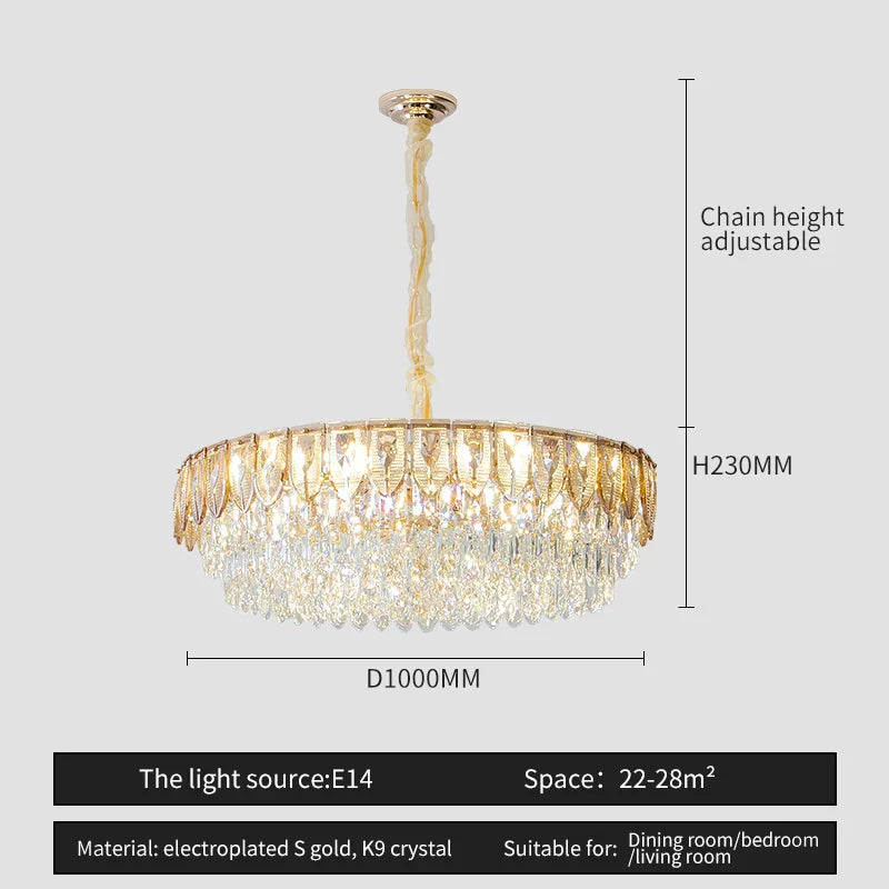 Crystal Chandelier: Modern Luxury Lighting for Home, Hotel, Restaurant
