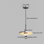 Bulgari Stone LED Pendant Lamp - Natural Marble Hanging Light