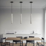 Afralia™ Terrazzo LED Pendant Lamp Industrial Decor Nordic Modern Lighting