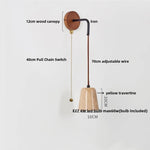 LED Yellow Travertine Stone Wall Lamp - Nordic Modern Stair Light