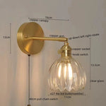 Green Glass LED Wall Lamps - Modern Home Decor Applique Murale