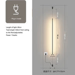 Slim Line LED Pendant Light for Living Room and Bedroom