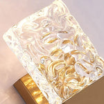 Water Ripple Crystal Wall Sconce