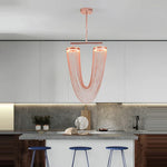 LED Aluminum Ceiling Chandelier Lighting Hanging Lamps for Foyer
