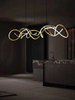 Stainless Steel Silicone Ceiling Chandelier - Modern Home Decor Light Fixture