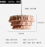 Fela Tassel Chandelier: Bohemian Chain Tiered Suspension Light for Living Room & Shop