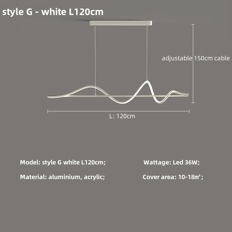 Afralia™ Minimalistic LED Pendant Light for Modern Dining Room Elegance