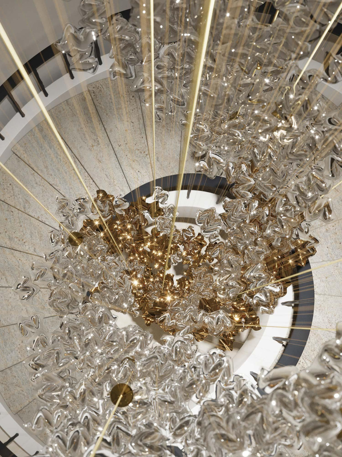 DIY Sand Sea Chandelier