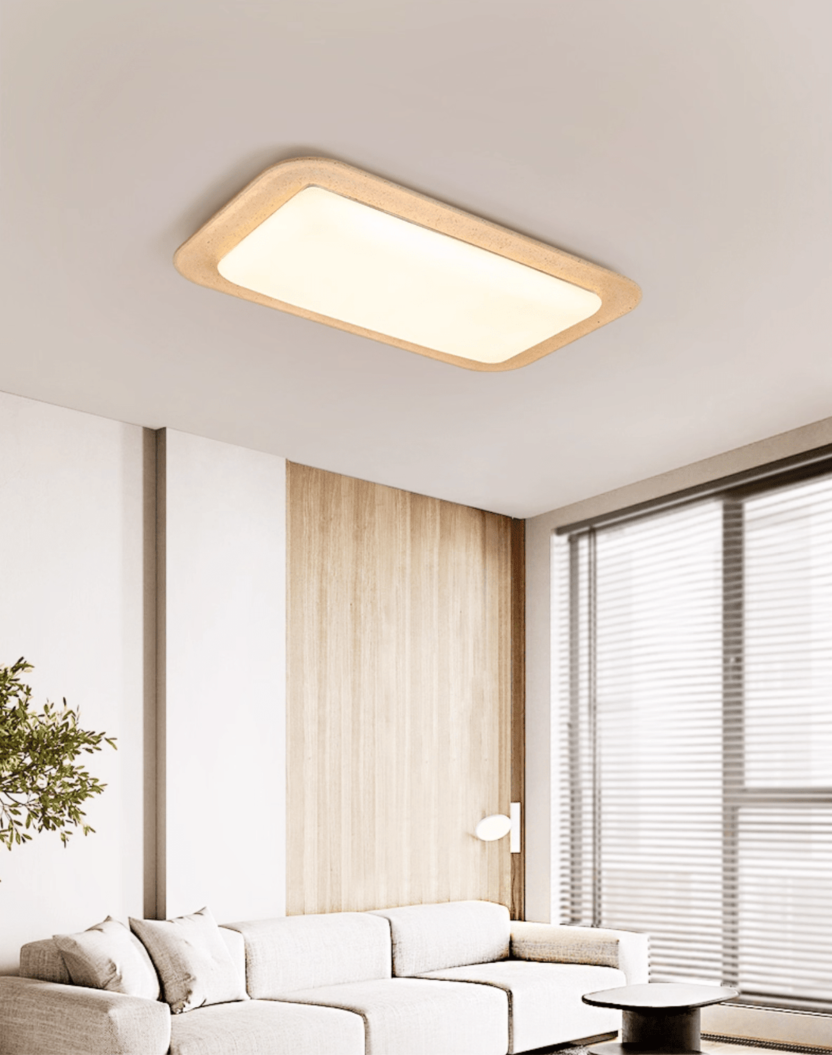 Sandveil Travertine Ceiling Light