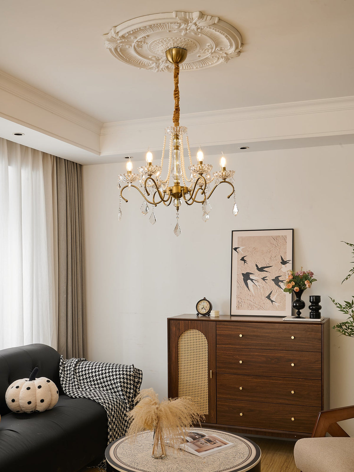 Sapphire Crystal Chandelier