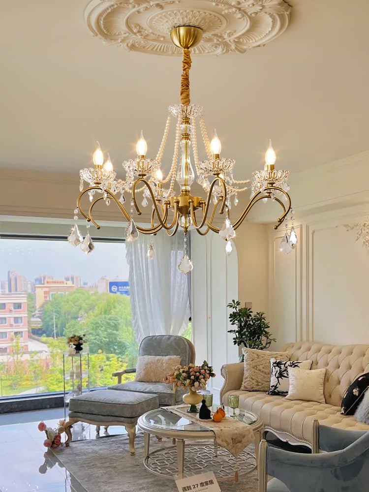 Sapphire Crystal Chandelier