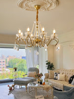 Sapphire Crystal Chandelier