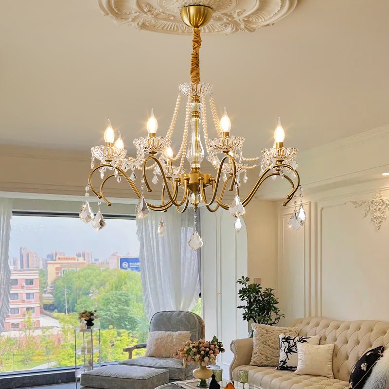 Sapphire Crystal Chandelier