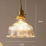 Blue Glass Pendant Lights for Bedroom Dinning Living Room