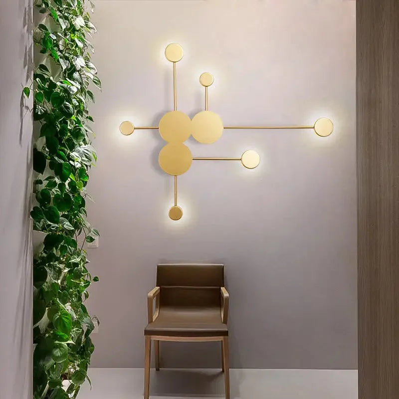Creative Line RGB Led Wall Lamp for Living Room, Bedroom, Nordic Minimalism