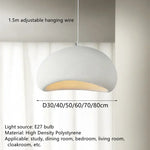 Wabi-Sabi Resin Suspension Chandelier for Living Room Bedroom - Ceiling Hanging Lamp