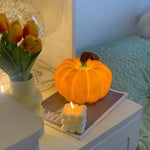 Pumpkin Table Lamp | Rechargeable & Portable | Modern Style, Bedroom Study Atmosphere