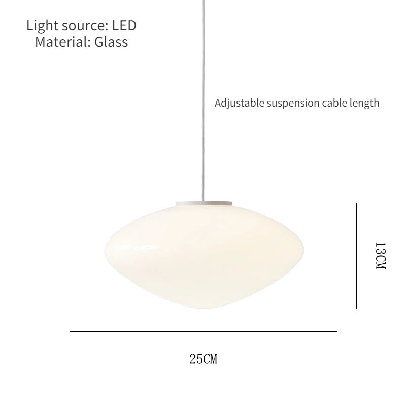 Glass Pendant Ceiling Light Chandelier - Denmark Designer Kitchen Island Hanging Lamp