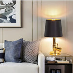 Gun Floor Lamp Electroplated Metal Table Desk Light