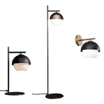Black LED Floor Lamp - Modern Stylish Nordic Design for Home and Living Room